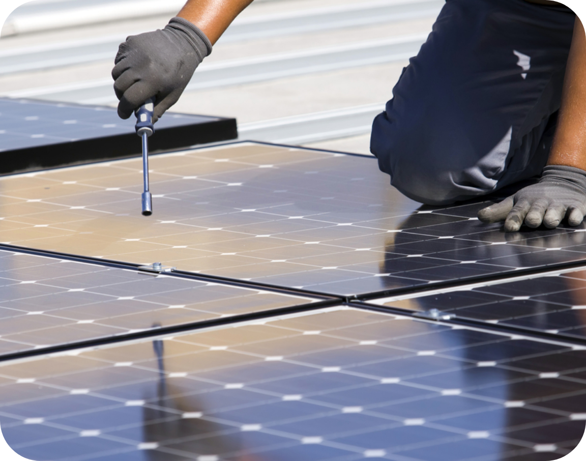 Installing solar panels in Houston