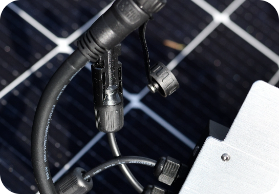 Solar panel wires
