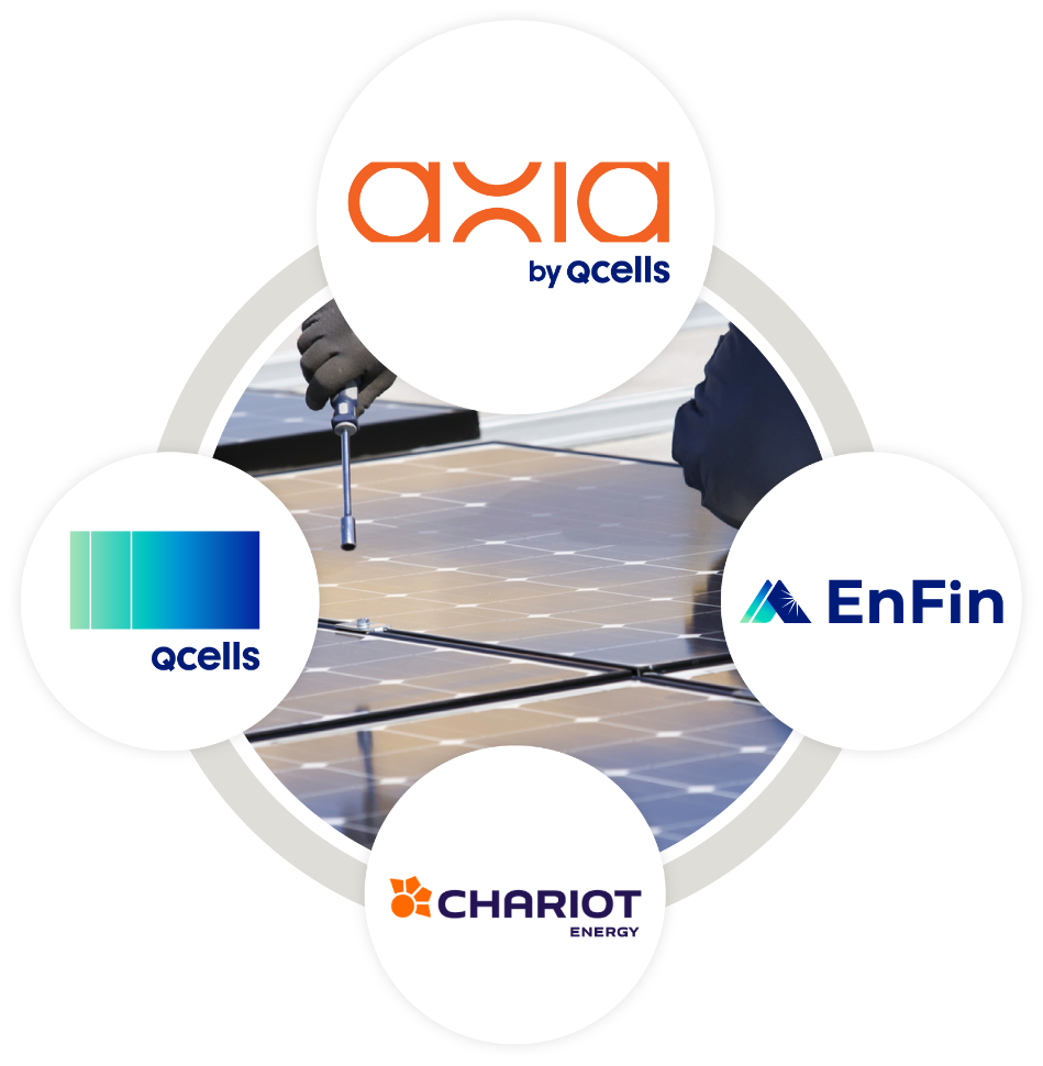 Axia, Qcells, EnFin, Chariot