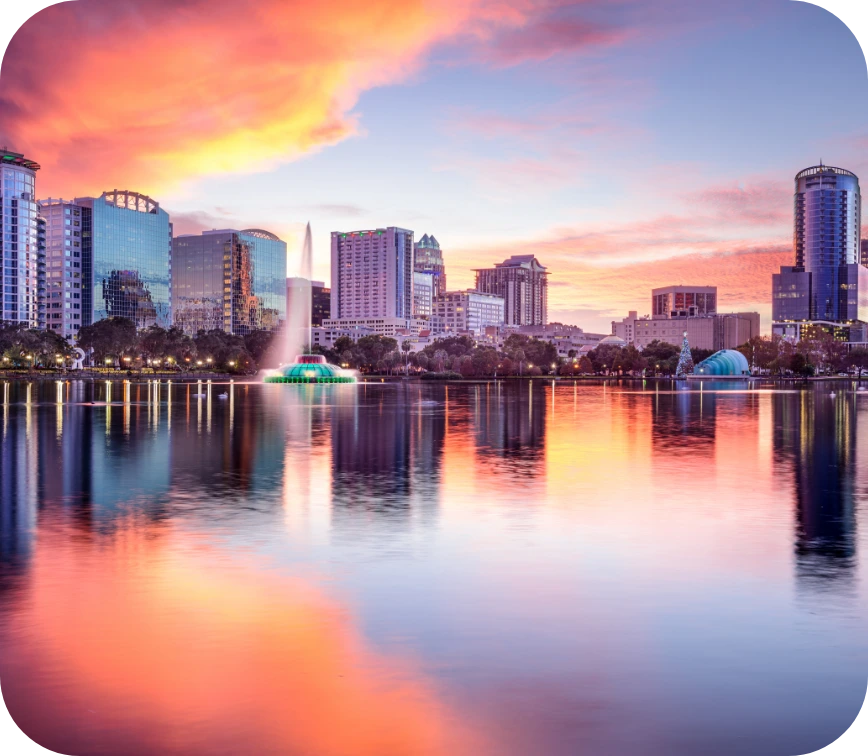 Florida city skyline